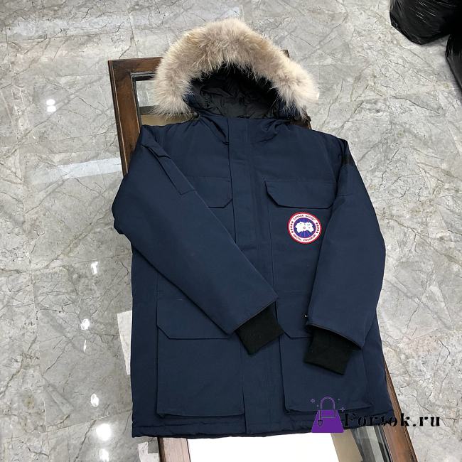 Fortok Canada Goose Liberty Parka Down Jacket Dark Blue  - 1
