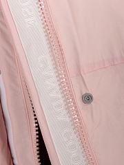 Fortok Canada Goose Cypress Classic Embroidered Logo Short Parka Down Jacket Pink - 5