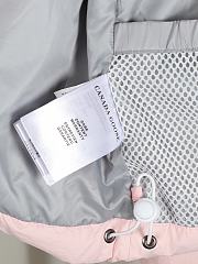 Fortok Canada Goose Cypress Classic Embroidered Logo Short Parka Down Jacket Pink - 4