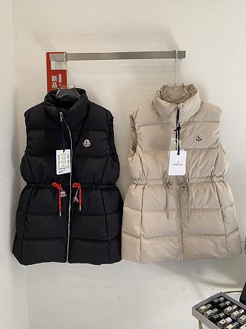 Fortok Moncler Gerardmer Down Vest Black/ Beige