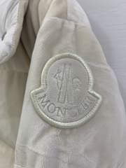 Fortok Moncler Daos Velvet Hooded Down Jacket Cream - 5