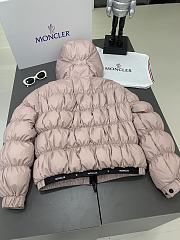 Fortok Moncler Feminine Caterpillar Short Down Jacket Pink - 2