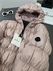 Fortok Moncler Feminine Caterpillar Short Down Jacket Pink - 5