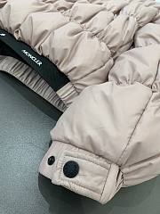 Fortok Moncler Feminine Caterpillar Short Down Jacket Pink - 6