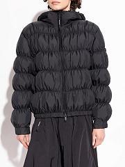 Fortok Moncler Feminine Caterpillar Short Down Jacket Black - 5
