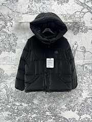 Fortok Moncler Allymes 2-in-1 Hooded Short Down Jacket Black  - 5