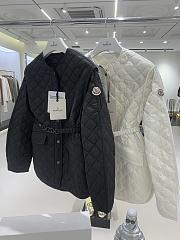 Fortok Moncler Corinto Short Down Jacket White / Black  - 6