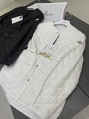 Fortok Moncler Corinto Short Down Jacket White / Black  - 3