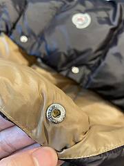 Fortok Moncler Collar Snap-button Down Vest Black - 6