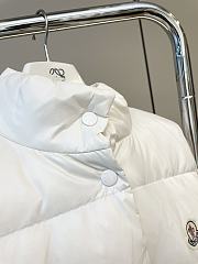 Fortok Moncler Collar Snap-button Down Vest White - 4
