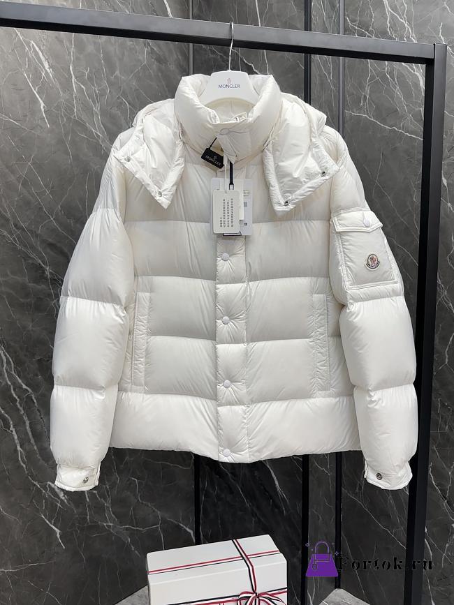 Fortok Moncler Maire Down Jacket White - 1