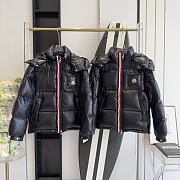Fortok Moncler Ribbon Down Jacket Black - 1