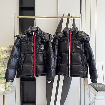 Fortok Moncler Ribbon Down Jacket Black