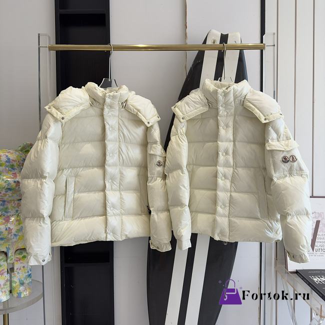Fortok Moncler Duck Down Jacket White - 1