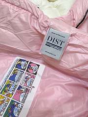 Fortok Moncler Parnan Down Jacket White And Pink  - 3