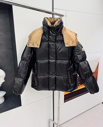 Fortok Moncler Parnan Down Jacket Black And Brown