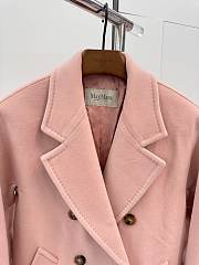 Fortok Maxmara Classic Coat Pink - 4