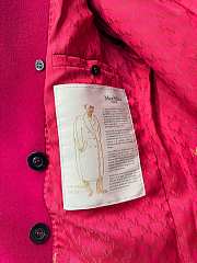 Fotok Maxmara Classic Coat Red - 3