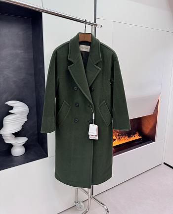 Fortok Maxmara Classic Coat Green