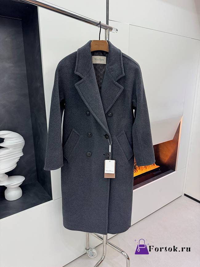 Fortok Maxmara Classic Coat Grey - 1