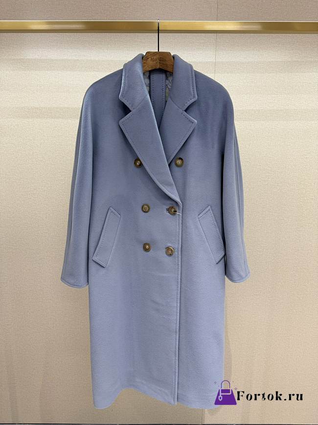 Fortok Maxmara Classic Coat Blue - 1
