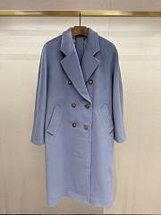Fortok Maxmara Classic Coat Blue - 1