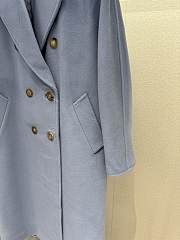 Fortok Maxmara Classic Coat Blue - 5