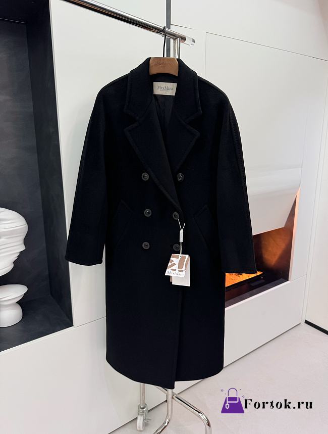 Fortok Maxmara Classic Coat Black - 1