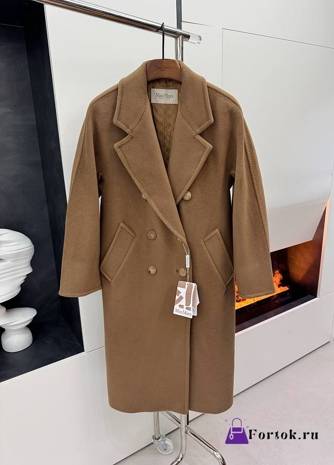 Fortok Maxmara Classic Coat Brown - 1