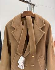Fortok Maxmara Classic Coat Brown - 6
