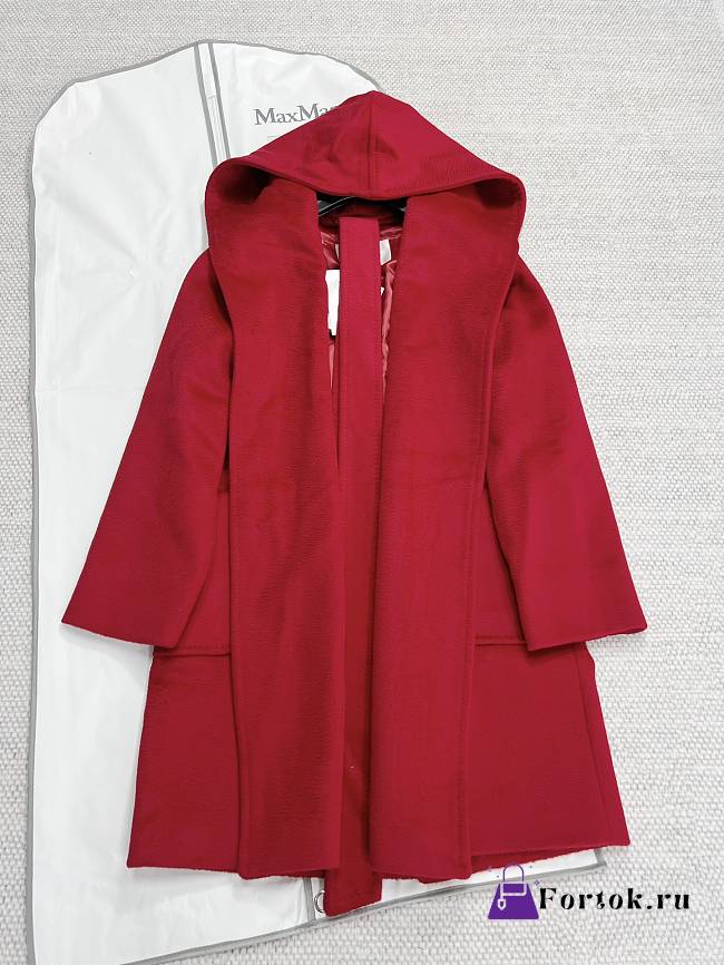 Fortok Maxmara Rialto Classic Coat Red - 1