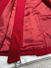 Fortok Maxmara Rialto Classic Coat Red - 5