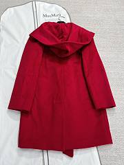 Fortok Maxmara Rialto Classic Coat Red - 2