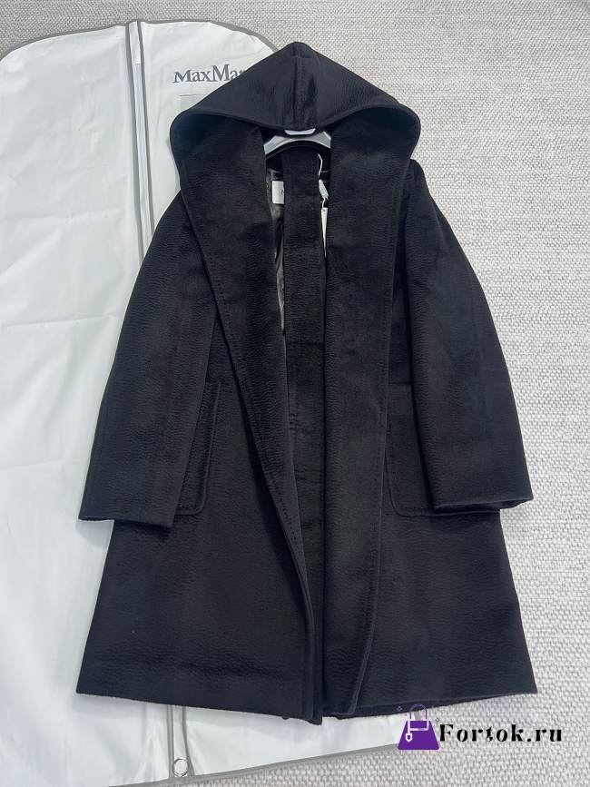 Fortok Maxmara Rialto Classic Coat Black - 1