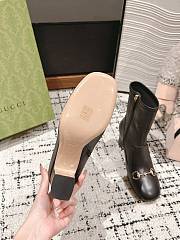Fortok Gucci Horsebit Ankle Boot Black - 4