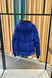 Fortok Moncler Arcesaz Hooded Short Down Jacket Blue - 5