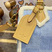 Fortok Louis Vuitton Speedy 25 Bandoulière Bag Denim Wool N40700 25x19x15cm - 5