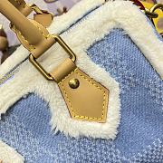 Fortok Louis Vuitton Speedy 25 Bandoulière Bag Denim Wool N40700 25x19x15cm - 4
