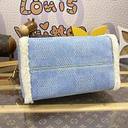 Fortok Louis Vuitton Speedy 25 Bandoulière Bag Denim Wool N40700 25x19x15cm - 3