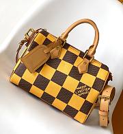 Fortok Louis Vuitton Speedy 25 Bandoulière Damier Pop Yellow N40584 25x15x15cm - 1
