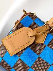 Fortok Louis Vuitton Speedy 25 Bandoulière Damier Pop Blue N40585 25x15x15cm - 4