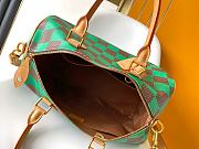 Fortok Louis Vuitton Speedy 25 Bandoulière Damier Pop Green 25x15x15cm - 6