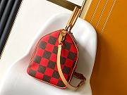 Fortok Louis Vuitton Speedy 25 Bandoulière Damier Pop Red 25x15x15cm - 5