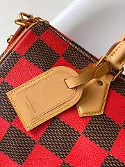 Fortok Louis Vuitton Speedy 25 Bandoulière Damier Pop Red 25x15x15cm - 2