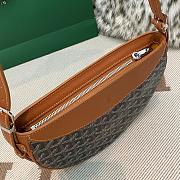Fortok Goyard Hirondelle Bag Tan & Black 25x17x6cm - 4