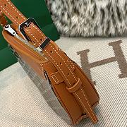 Fortok Goyard Hirondelle Bag Tan & Black 25x17x6cm - 5