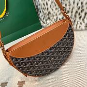 Fortok Goyard Hirondelle Bag Tan & Black 25x17x6cm - 3