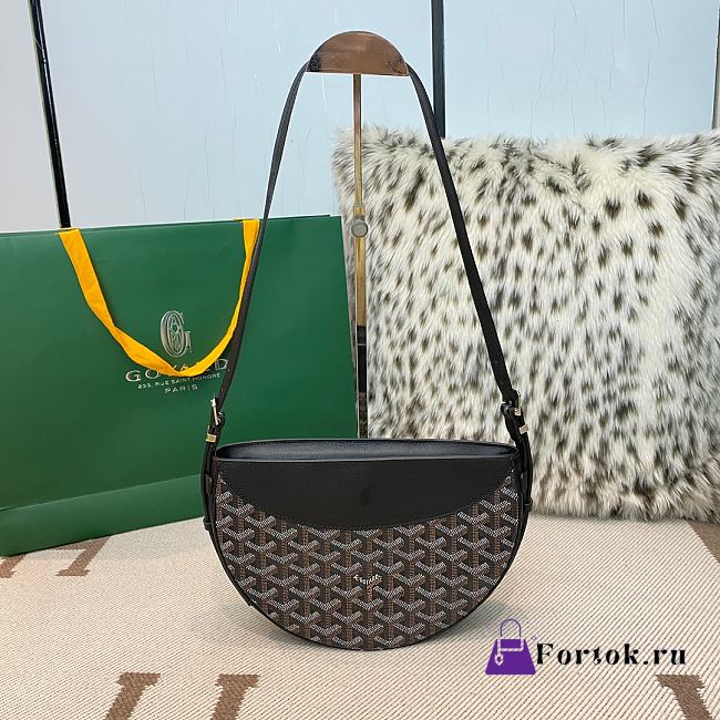 Fortok Goyard Hirondelle Bag Black 25x17x6cm - 1