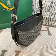 Fortok Goyard Hirondelle Bag Black 25x17x6cm - 5