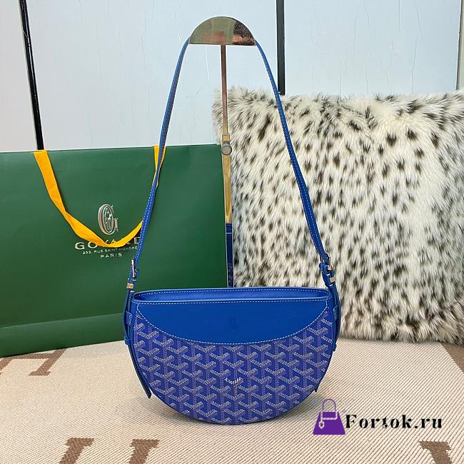 Fortok Goyard Hirondelle Bag Blue 25x17x6cm - 1